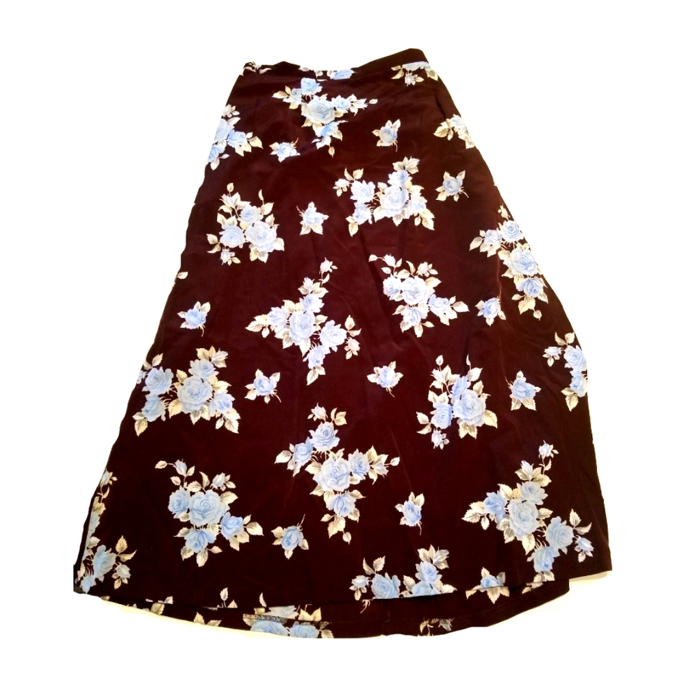 Pocketed Cottagecore Boho Maxi Skirt XL